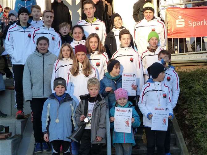 Das erfolgreiche Crosslaufteam des TV Cochem.privat