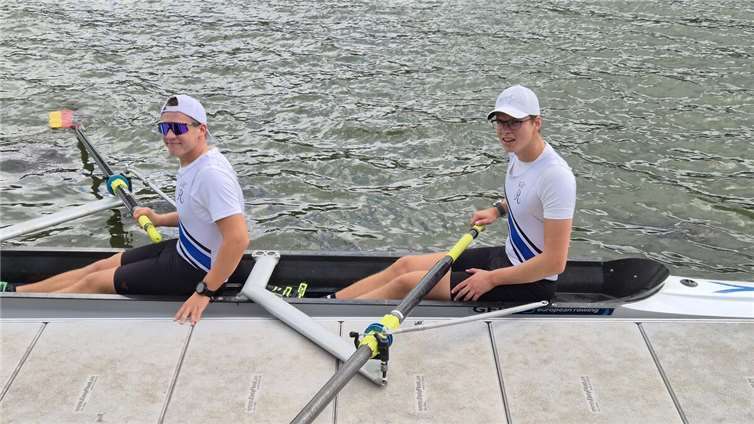 Das erfolgreiche Duo v.li. Jonas Schmidt und Jacob Balczun.