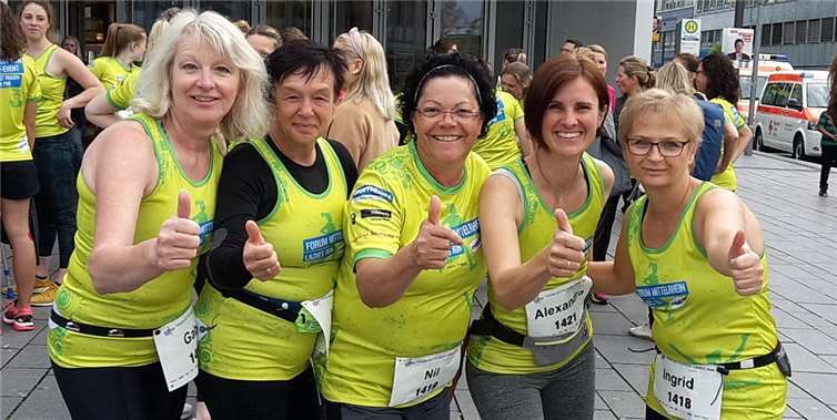 Das erfolgreiche LG-Ladies-Run-Team vor dem Start am Forum in Koblenz.Foto: privat