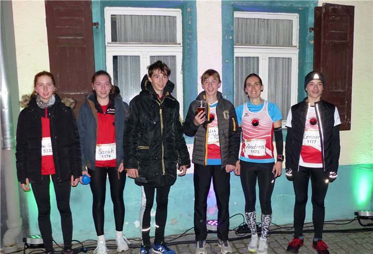 Das erfolgreiche Läuferteam des TV Eintracht Cochem (v.l.): Lana Sophie Göebel, Sarah Gräf, Tim Fuhrmann, Phil Nockelmann, Andrea Balles, Lennart Mohr. Foto: TV Cochem