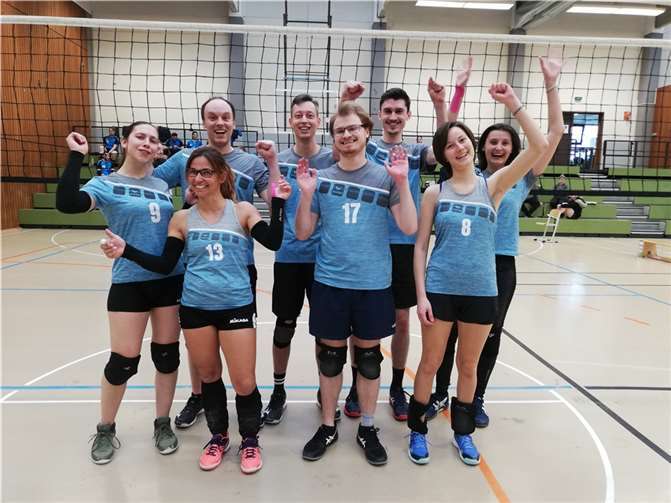 Das erfolgreiche Mixed-Team des TV Remagen.  Foto: privat