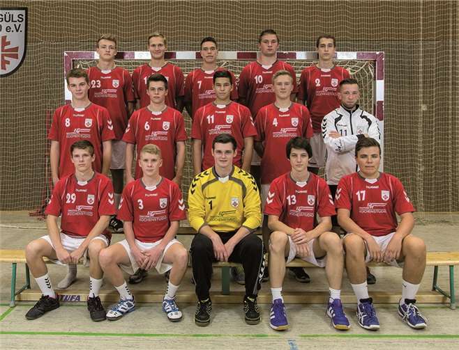 Das erfolgreiche Team mit David Lütkemeier, Evgenij Edel, Nico Meurisch, Jan Hommen, Nils Künster, Benedikt Jonas, Finn Rouette, Silvanus Kettern, Trainer Sandro Nickel, Luca Tourbier, Rolf Hufft, Marcel Schäfer, Philipp Weber und Jannik Kröber. Es fehlen Trainer Christoph Kimling und Nico Heyer.privat