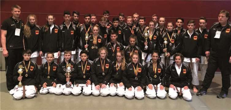 Das erfolgreiche deutsche Team. privat