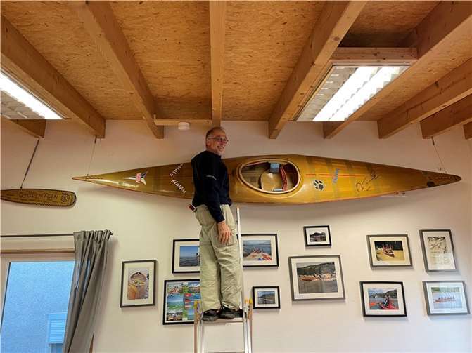 „Das Boot ist heute immer noch in einem Top-Zustand“ Das erste Boot von Olympiasiegerin Ricarda Funk hat seinen Platz im Bootshaus des WSV Remagen gefunden. Foto: privat