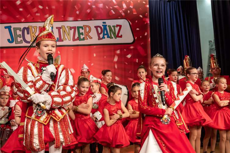 Das erste Linzer Kinderprinzenpaar: Prinz Henry der Erste und Prinzessin Rosalie die Erste.Foto: Heinz-Werner Lamberz