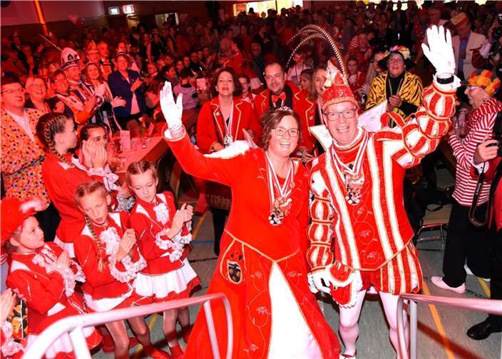 Das erste Morenhovener Prinzenpaar Prinz Ansgar I. und seine Daniela I. (Pöhler).  Foto: Alfred Eich