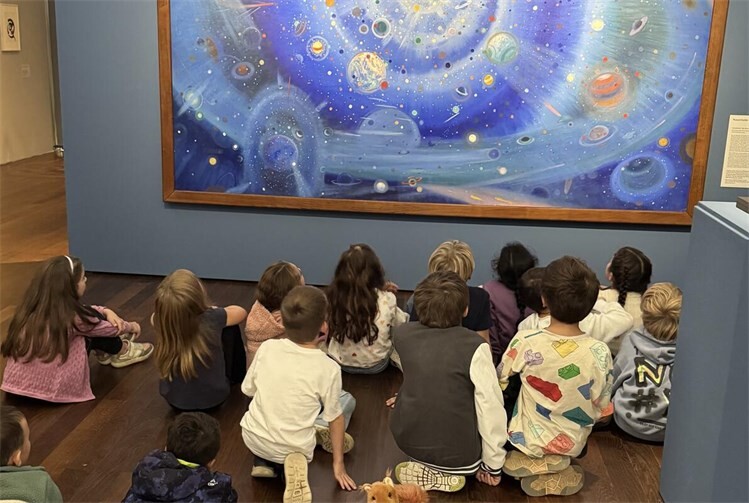 Das erste große Highlight war das mobile Planetarium der Sternwarte Sessenbach.
