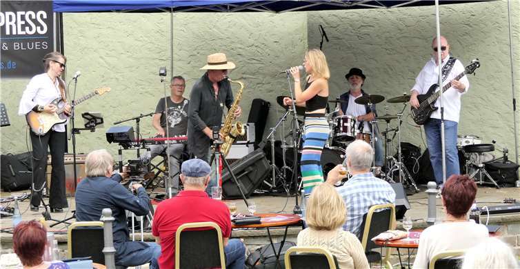 Das erste open-air-Konzert in der Kulturwerkstatt in Corona-Zeiten begeisterte das Publikum.Foto: AB