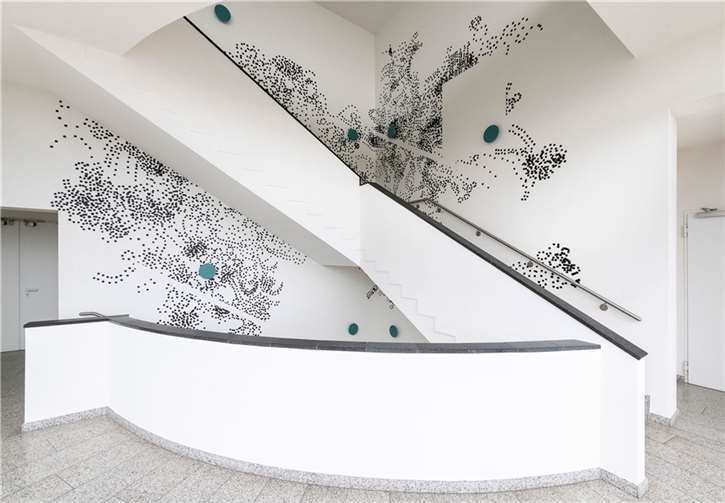 Das finale Kunstwerk HOTSPOTS der Künstlerin Dorthe Goeden.