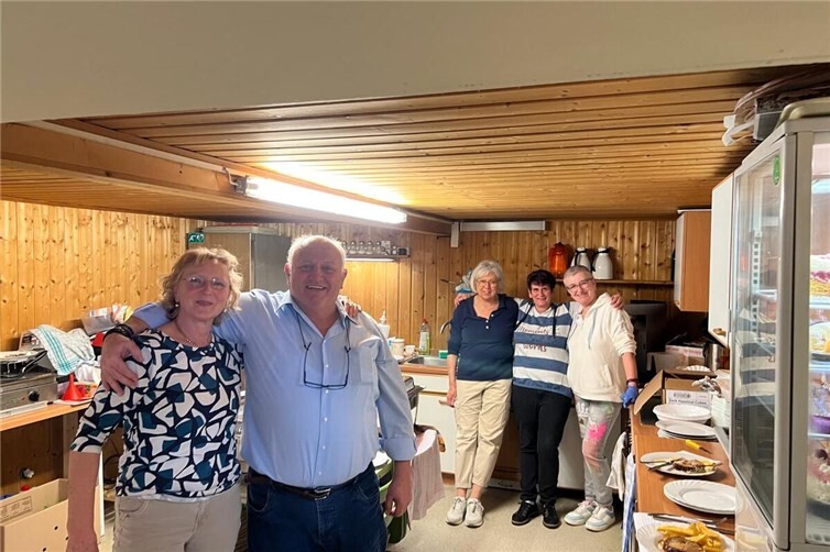 Das fleißige Küchenteam