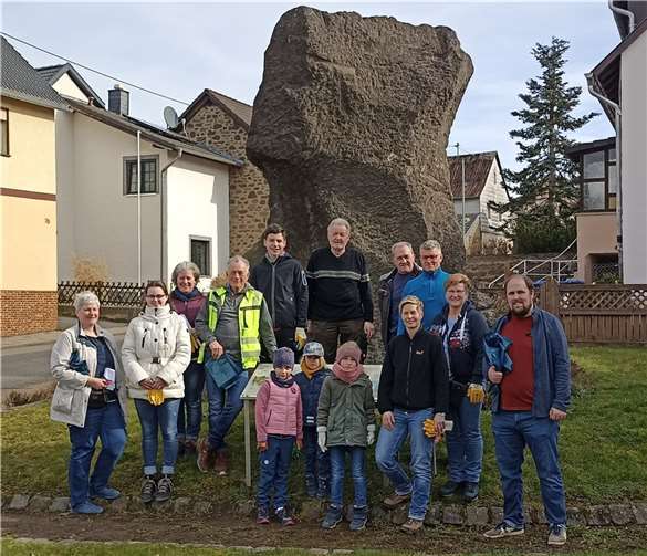 Das fleißige Reinigungsteam.  Foto: privat