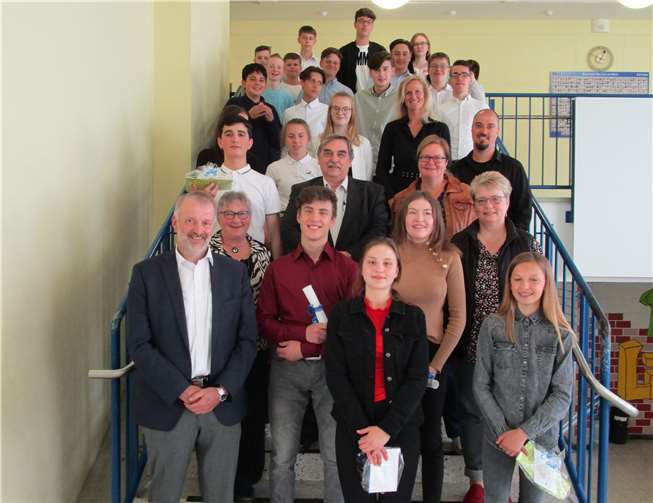 Das ganze Schuljahr über arbeiteten 25 Schülerinnen und Schüler an einer eigenen Geschäftsidee.Foto: privat