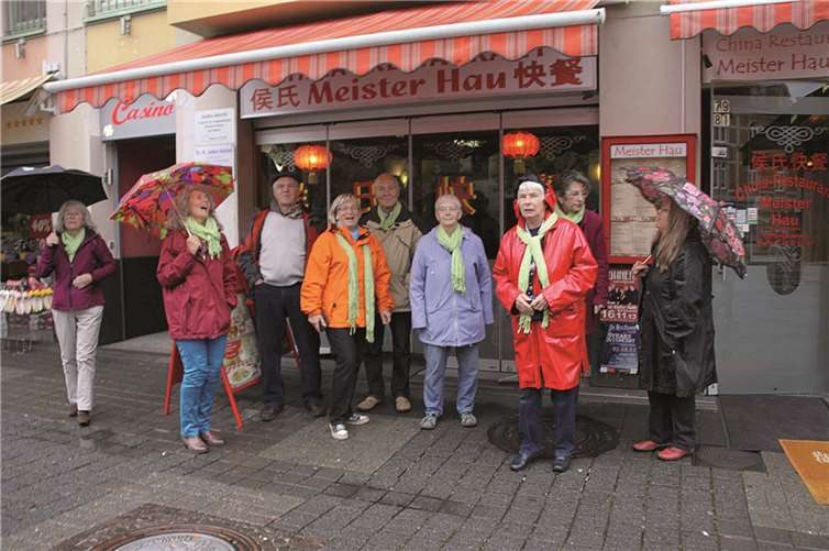 Das gemeinsame Wochenende begann mit einer informativen Stadtführung inklusive Hochwasserschutzmaßnahmen, alte Neustadt und Brückenhäuser.privat