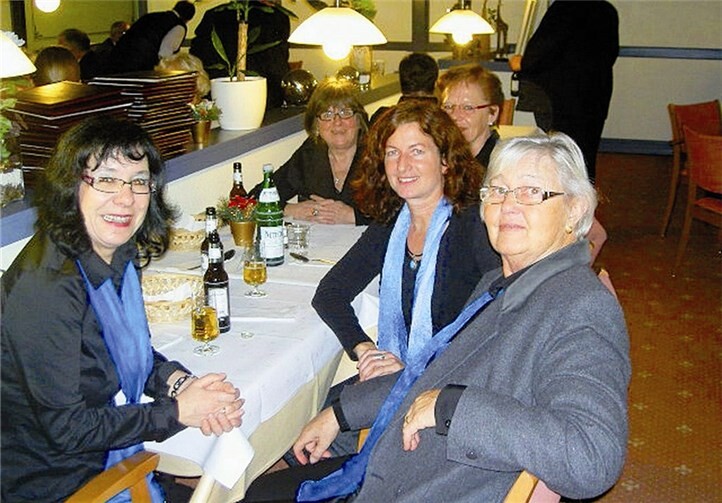 Das gemütliche Beisammensein nach dem Konzert kommt nicht zu kurz in der Humboldthöhe.