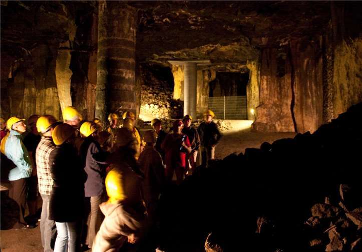 Das größte Basaltlavabergwerk der Erde fasziniert Besucher aller Altersgruppen aus Nah und Fern. Frank Meuche