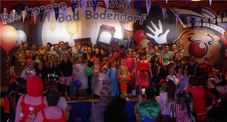Das große Finale der Kindersitzung in Bodendorf.Foto: privat