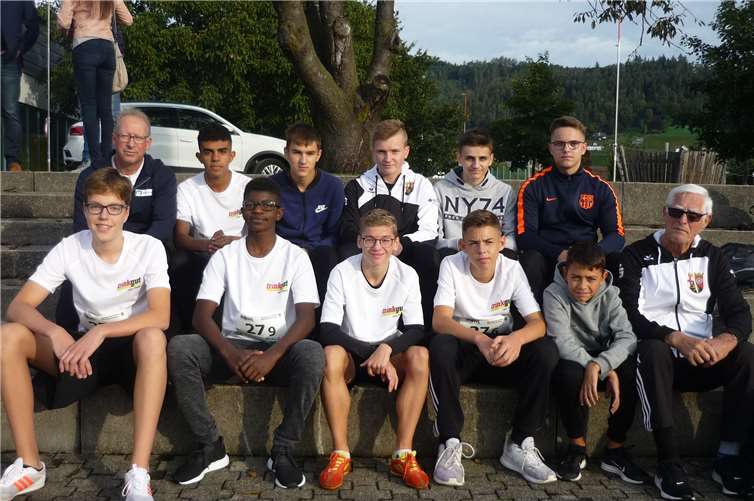 Das gut vorbereitete Team in Balgach / Sankt Gallen.Foto: privat