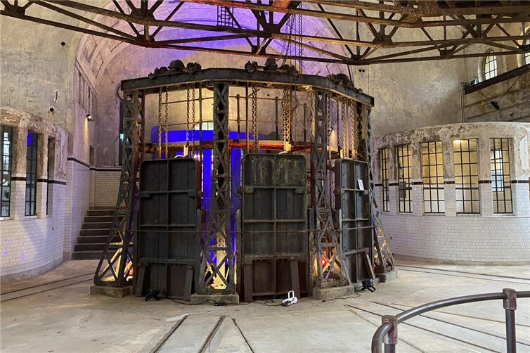 Das historische Klärwerk in Uerdingen, Krefeld, ist ein Industriedenkmal von internationaler Bedeutung und Teil der Europäischen Route der Industriekultur.