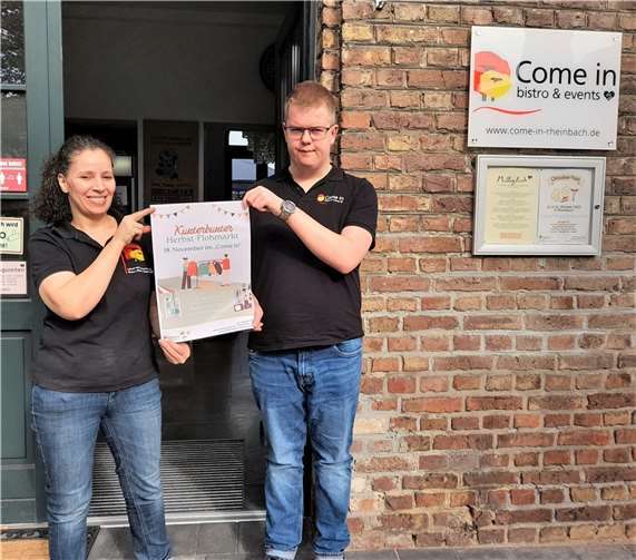 Das inklusive Bistro „Come in“ veranstaltet einen kunterbunten Herbstflohmarkt. Foto: privat