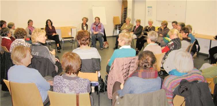 Das interessante Thema bot den Teilnehmerinnen viel Gelegenheit für Diskussionen.  privat