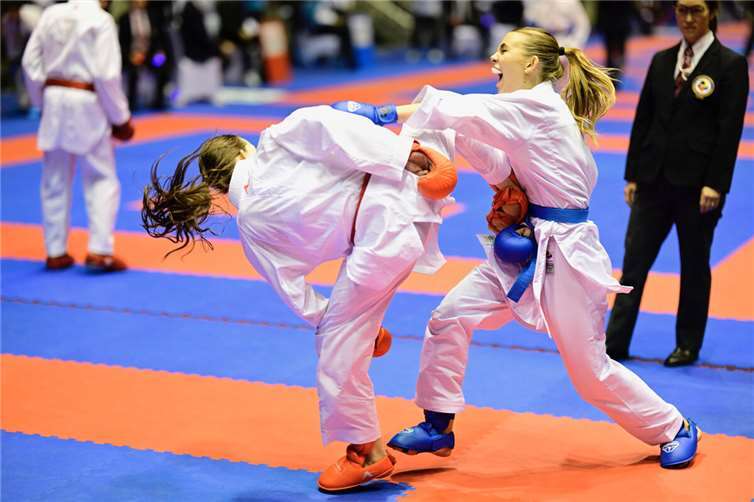 Das internationale Spitzenturnier „Sen5 Rhein Shiai“ ist die Bühne für die weltbesten Karateka.  Foto: Sen5