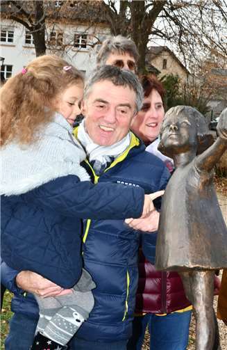 Das junge Sinzig hatte direkt einen begeisterten Fan.