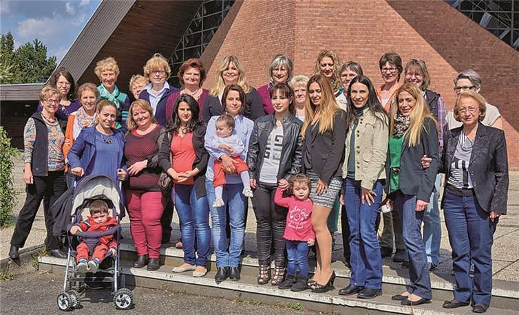 Das kfd-Sankt Pius-Team traf sich mit den syrischen Gästen zu einem ersten Kennenlernen.privat