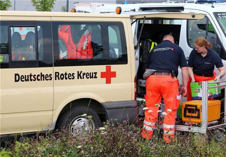 Das komplexe Hilfeleistungssystem des DRK funktioniert. Rotkreuzkräfte aus dem gesamten Bundesgebiet unterstützen die Kameraden an der Ahr bei der Versorgung der Hochwasseropfer.