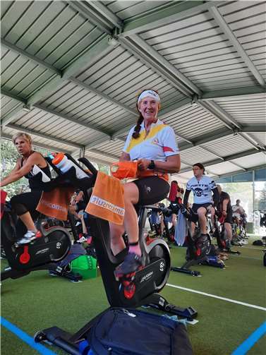 Das kräftezehrende Sportevent soll neben Spaß, guter Musik und dem Thema Inklusion ein besonderes Zeichen setzen, wie sich das RadTeam NW für Menschen und Kinder mit Einschränkungen einsetzt.