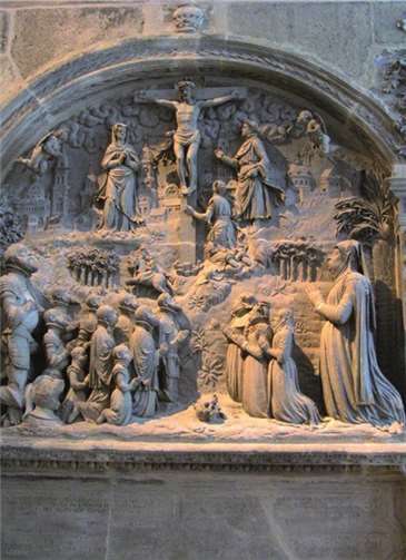 Das kürzlich restaurierte Grabmal des Junkers Konrad Schilling von Lahnstein und seiner Familie in Kottenheim. privat