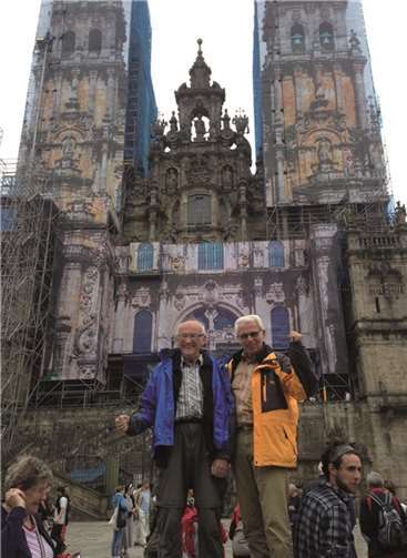 Das lang ersehnte Ziel ist erreich: Die Kathedrale von Santiago de Compostela. privat