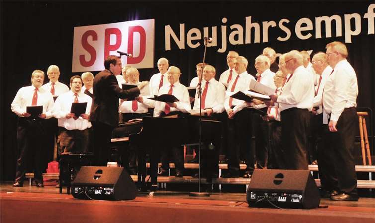 Das musikalische Rahmenprogramm gestaltete der MGV Mendig unter der Leitung von Jürgen Rieser.