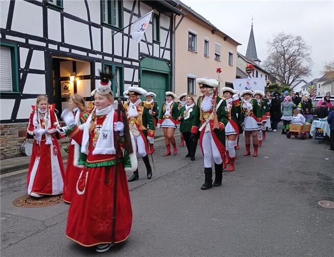 Das närrische Treiben auf den Straßen von Niederdrees fand in diesem Jahr am Valentinstag, Samstag, den 14. Februar 2026 statt. Foto: privat