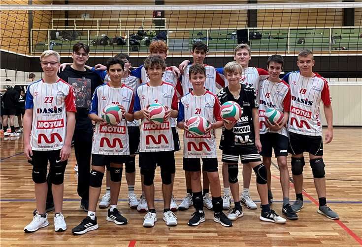 Das neu formierte Volleyball-Team zeigte schon sehr gute Leistungen.  Foto: Sandra Nowok