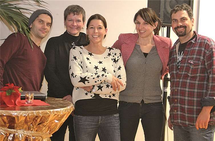 Das neu gegründete Jugend-Sozialarbeiter-Team (v. l.): Mike Vlajnic, Ingrid Komoßa, Janine Schäfer, Claire Thomann und Guido Krämer. privat