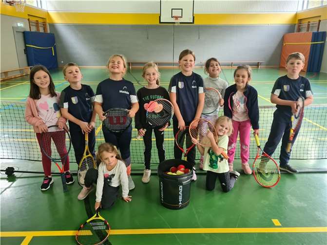 Das neu gegründete Tennis-Kids-Team der Tennisjugend Altenahr freut sich bereits sehr auf seine erste Aufgabe.  Foto: privat