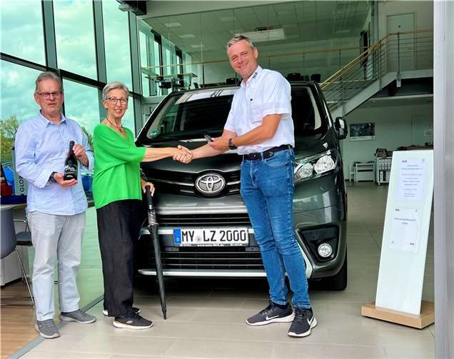 Das neue Auto ist ein notwendiges und willkommenes Transportmittel.  Foto: privat