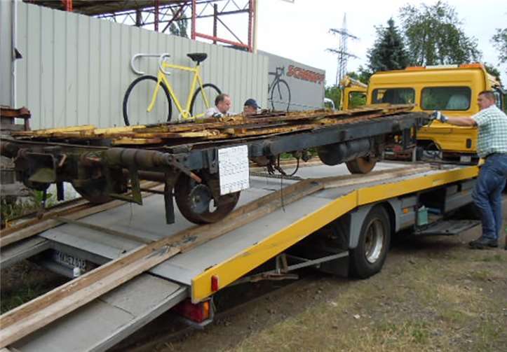 Das neue Fahrzeug muss noch betriebsfähig hergerichtet werden. Foto: privat