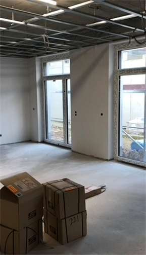 Das neue Familienhaus ist im Bau.