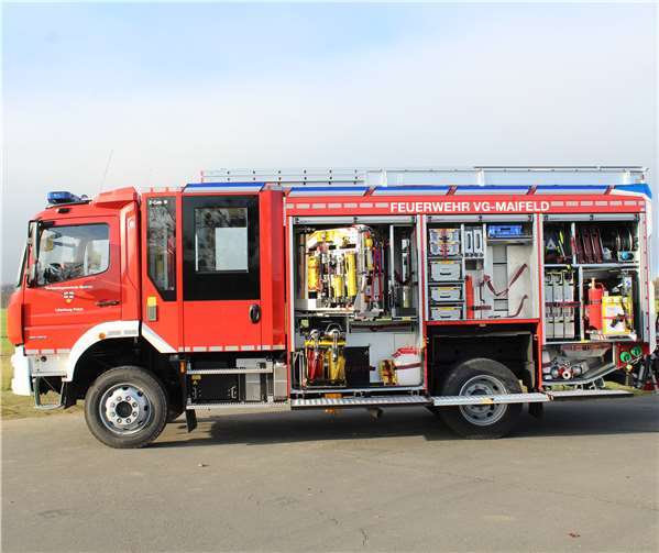 Das neue Feuerwehrfahrzeug „HLF 20“ wird den Löschzug der FFW VG Maifeld in Polch zukünftig bei ihren Einsätzen unterstützen. Fotos: privat