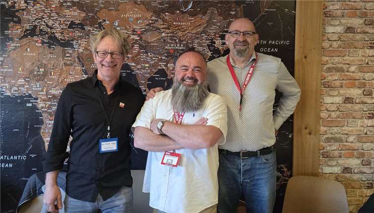 Neues Führungsteam bei BNI Rhein-Ahr Das neue Führungsteam: Bernhard Jäger, Puya Jousefi und Stephan Schwan (v.l.) Foto: Berhard Risse