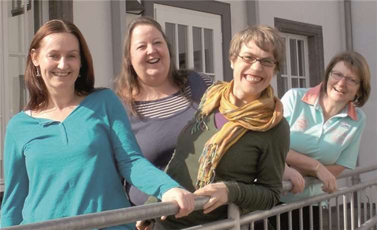Das neue JMD Team: (v.l.) Ania Siwik, Ruth Fischer, Eva Pestemer und Sonja Lauterbach.  Privat