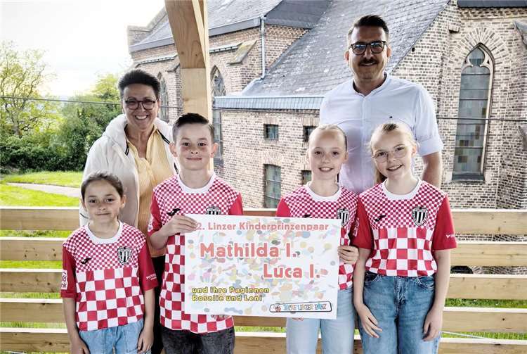 Das neue Kinderprinzenpaar Mathilda und Luca.Foto: privat