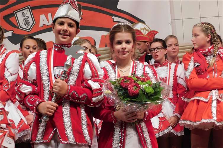 Das neue Kinderprinzenpaar von Herschbach: Prinzessin Josie und Prinz Sandro.