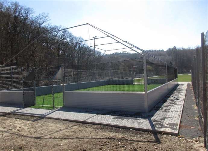 Das neue Kleinspielfeld kann nach der Eröffnung von Fußballbegeisterten genutzt werden. Foto: privat