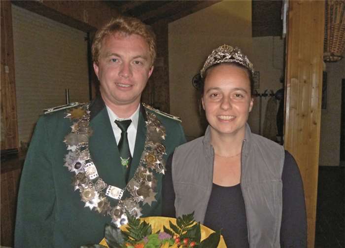 Das neue Königspaar, Jürgen und Cynthia Schmidt.  privat