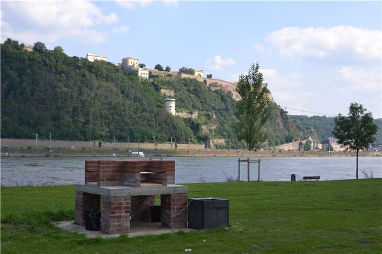Das neue Konzept der Grillwiese Neuendorf hat die Situation deutlich verbessert. Nun wird das Areal winterfest gemacht.Foto: Stadt Koblenz