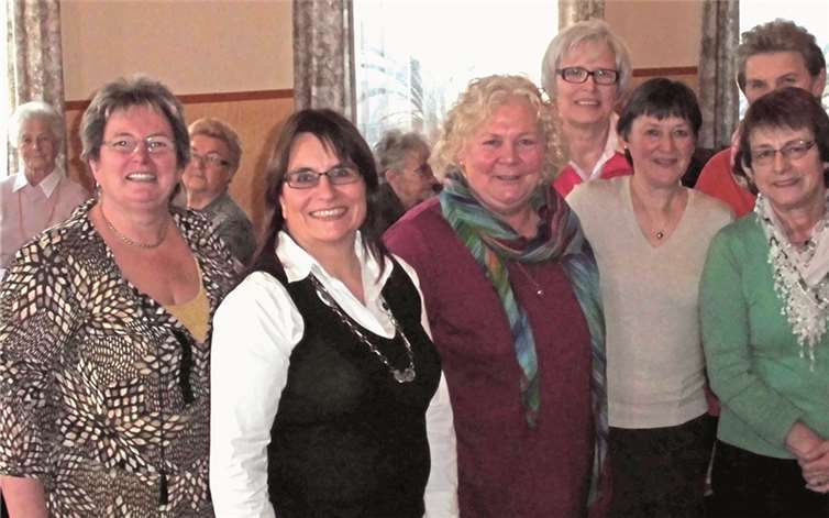 Das neue Leitungsteam der kfd Bad Bodendorf: (V.l.) Evelyne Bauer, Petra Seifer-Müller, Ulla Schmitz, Renate Weber, Regina Bleffert, Annemarie Radermacher und Monika Tempel.privat