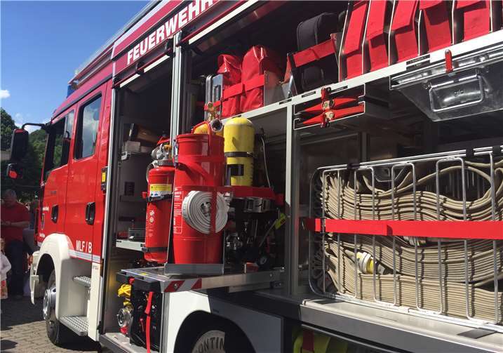 Das neue MLF der Feuerwehr Rieden, das im Juni 2017 in Dienst gestellt wurde.PrivatPrivat