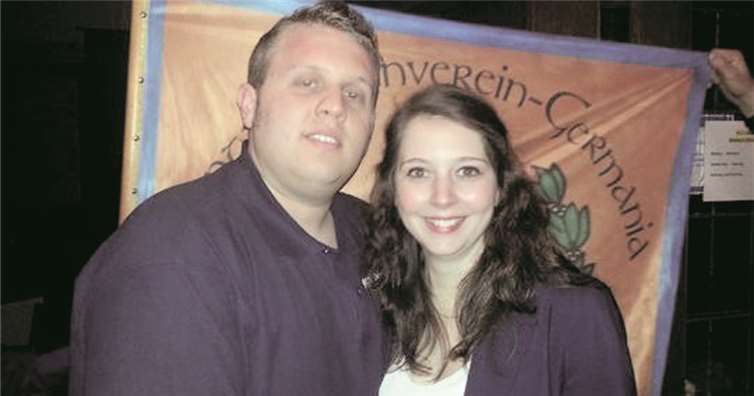 Das neue Maikönigspaar des JGV Odendorf: Sebastian Daube und Laura Isenmann.privat